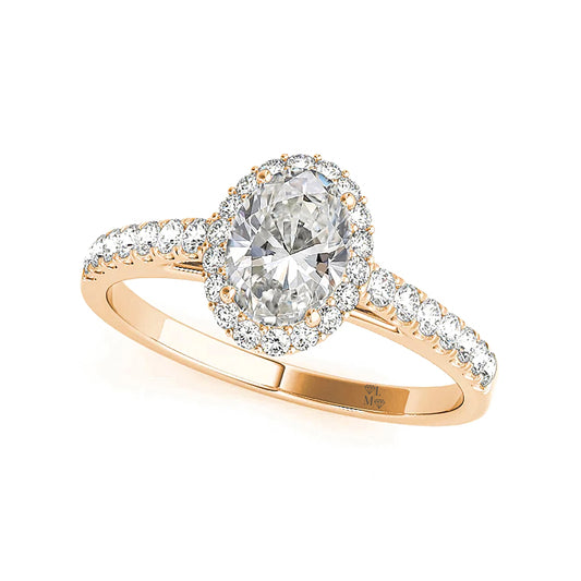 1 Carat Oval Cut Lab Diamond Ring, IGI Certificated Diamond Proposal Ring Mira Lab Diamonds