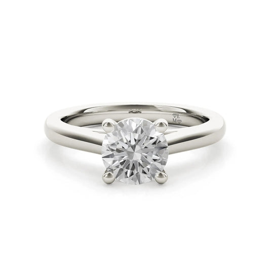 1.50 Carat Round Cut Lab Grown Diamond Engagement Solid Gold Ring, IGI Certificated Diamond Wedding Ring Mira Lab Diamonds