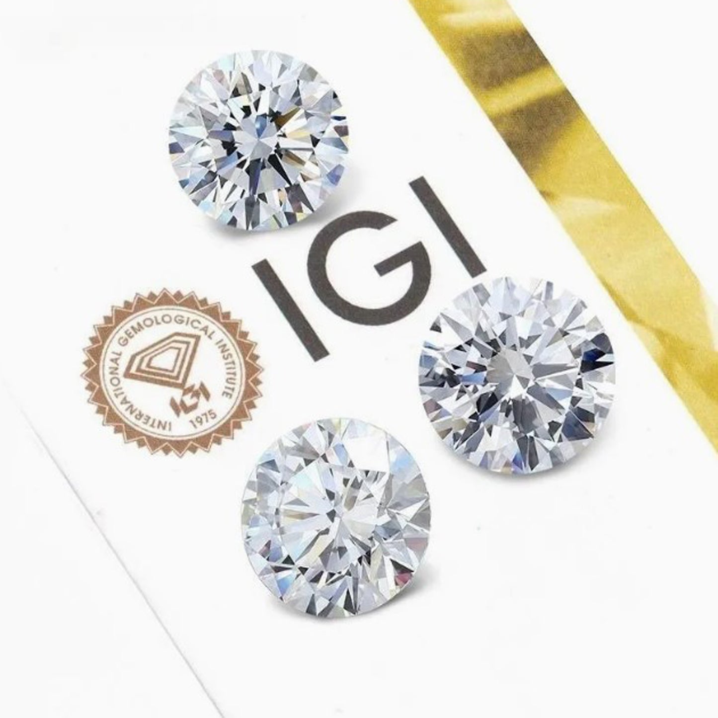 Round Cut Lab Grown Diamonds From -2  to +14 Carat IGI Certificated DEF-VS1/VVS2