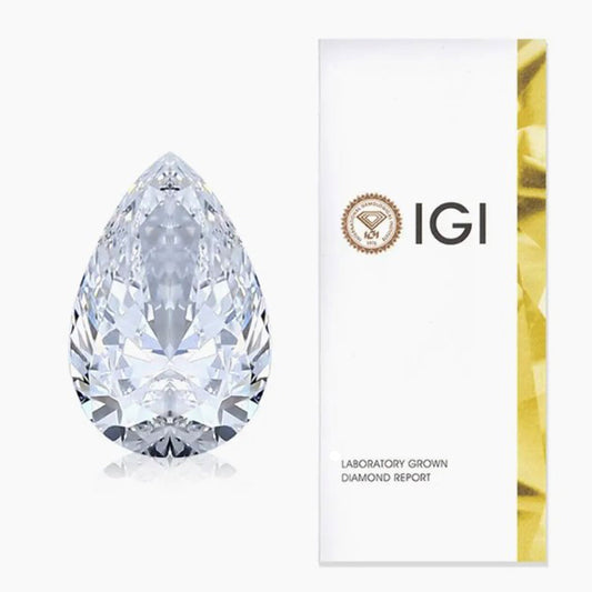 Pear Cut Lab Grown Diamonds From 5.00 Carat to 9.00 Carat IGI Certificated E/F-VS1/VS2/VVS2